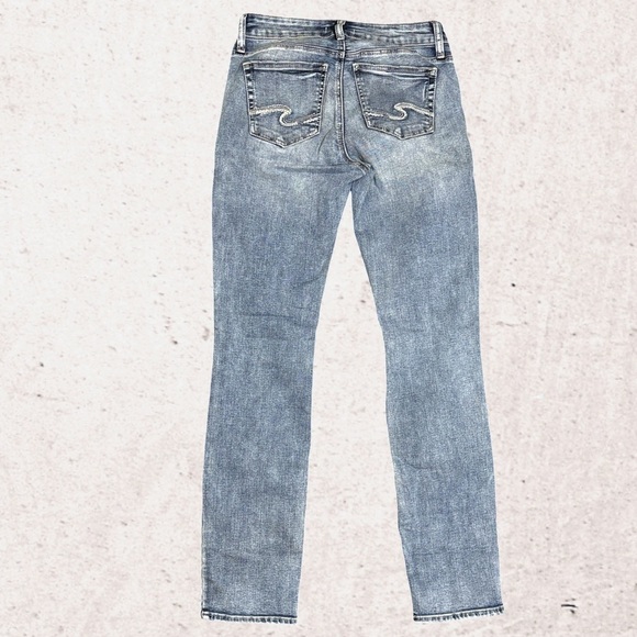 Silver Jeans Blue Straight Leg Denim - Picture 2 of 4
